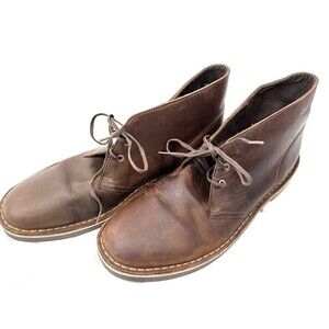 Clarks Bushacre 2 Eye Desert Chukka Boots Men’s Size 11.5 15522 Brown
